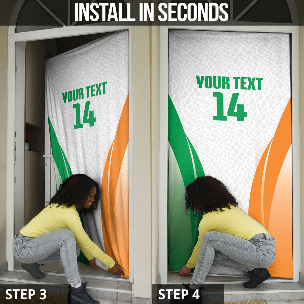 Ivory Coast Basketball Custom Door Cover 2026 Allez Les Elephants