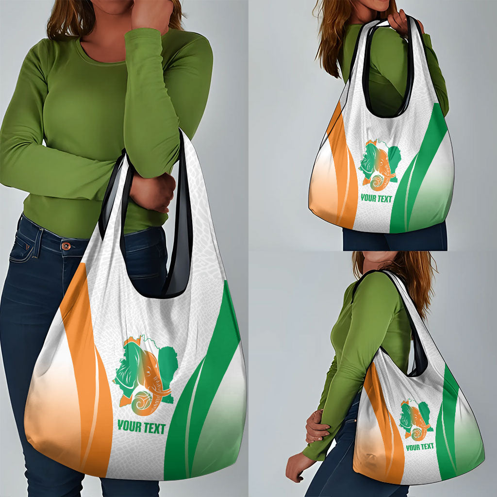 Ivory Coast Basketball Custom Grocery Bag 2026 Allez Les Elephants