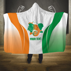 Ivory Coast Basketball Custom Hooded Blanket 2026 Allez Les Elephants