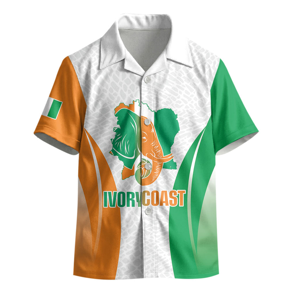 Ivory Coast Basketball Custom Kid Hawaiian Shirt 2026 Allez Les Elephants