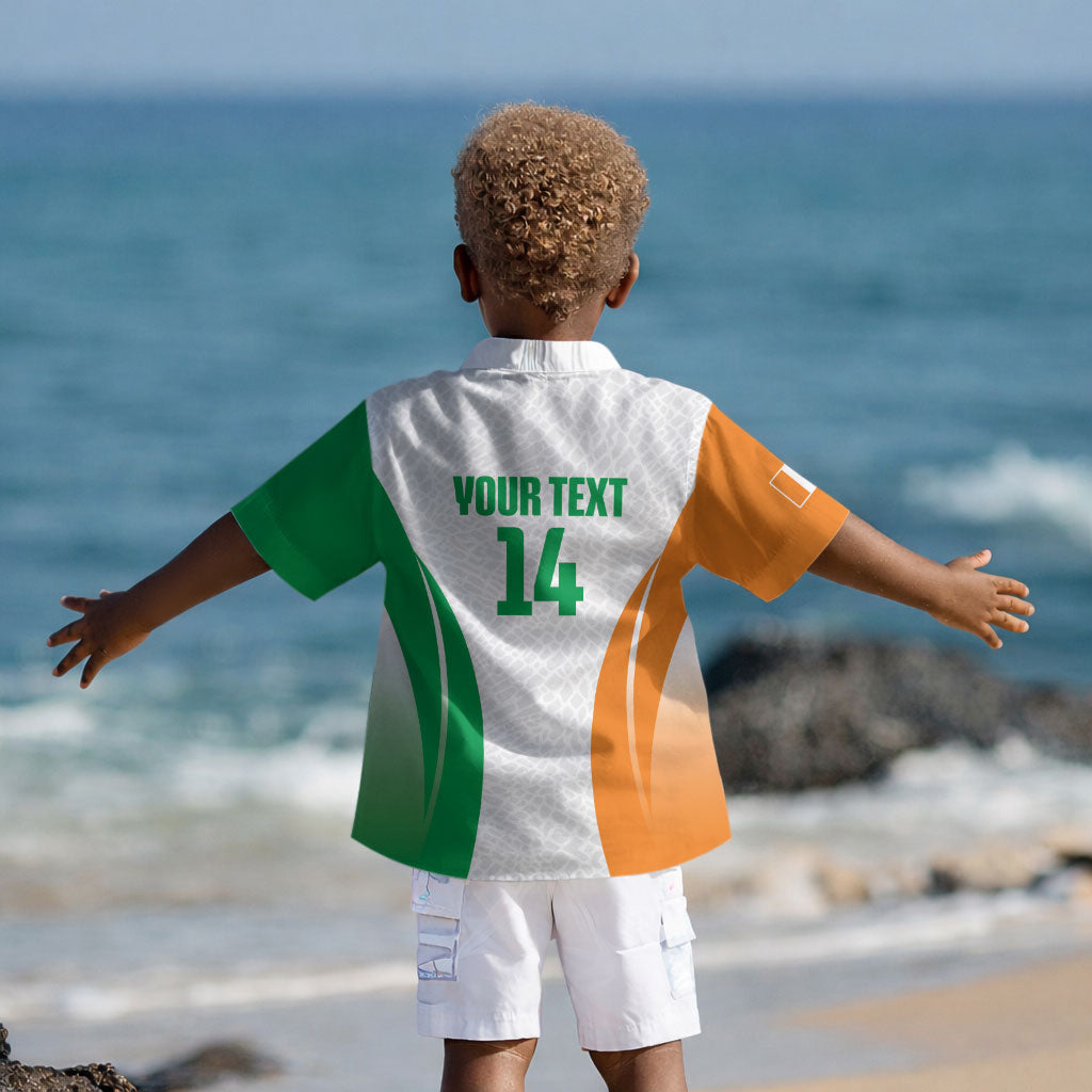 Ivory Coast Basketball Custom Kid Hawaiian Shirt 2026 Allez Les Elephants