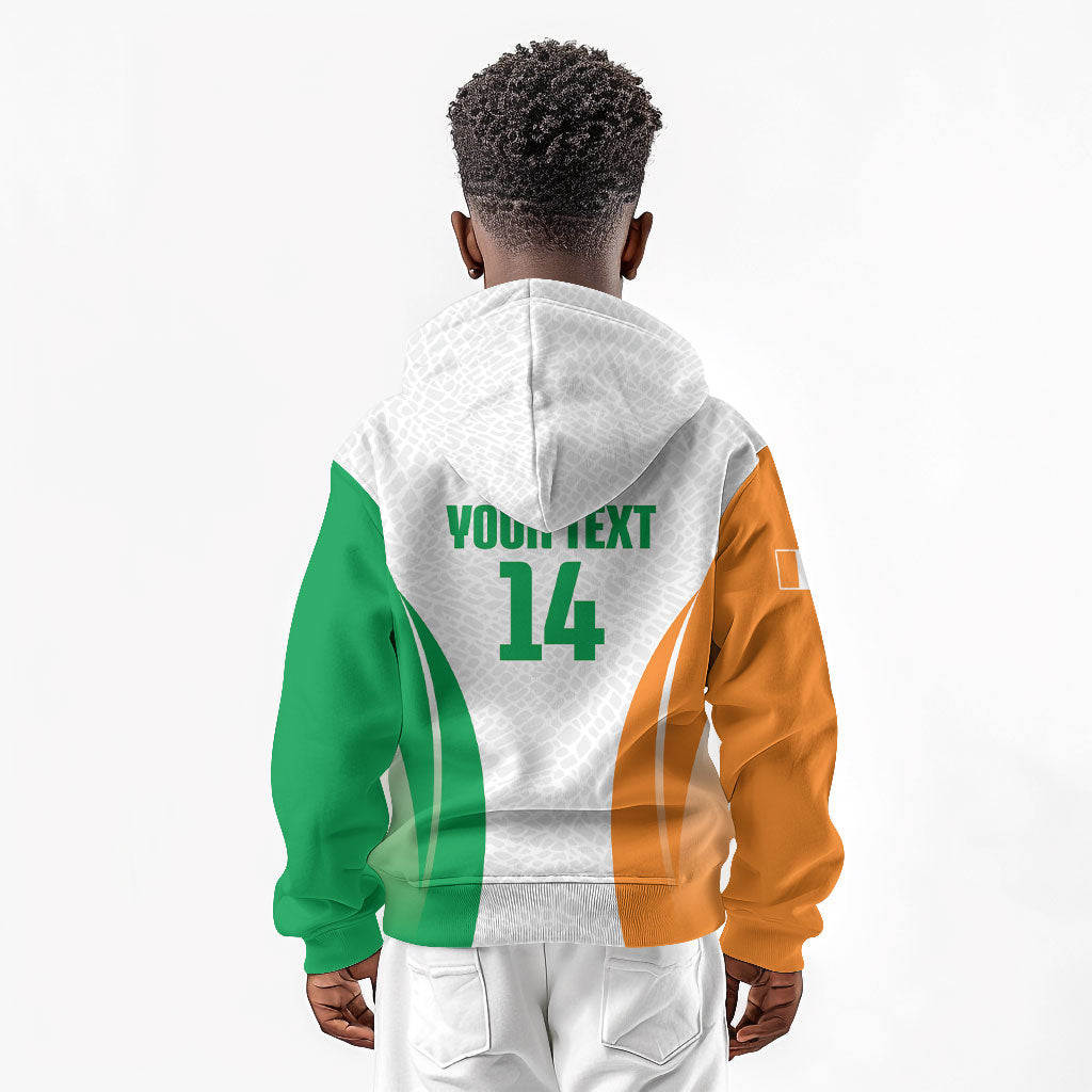 Ivory Coast Basketball Custom Kid Hoodie 2026 Allez Les Elephants