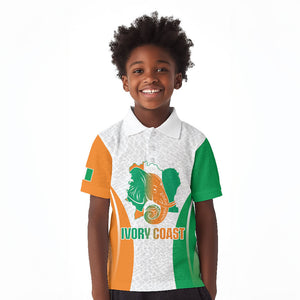 Ivory Coast Basketball Custom Kid Polo Shirt 2026 Allez Les Elephants