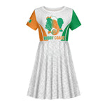 Ivory Coast Basketball Custom Kid Short Sleeve Dress 2026 Allez Les Elephants