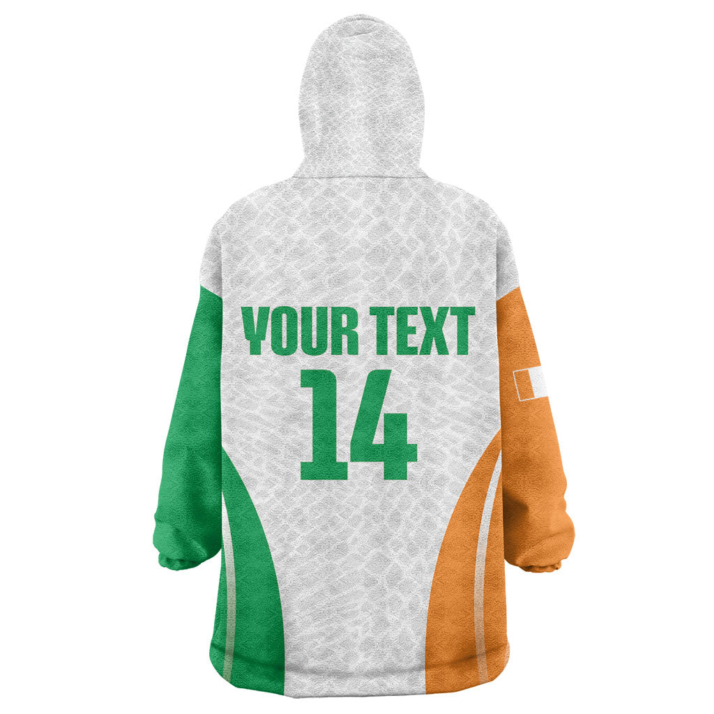 Ivory Coast Basketball Custom Kid Wearable Blanket Hoodie 2026 Allez Les Elephants