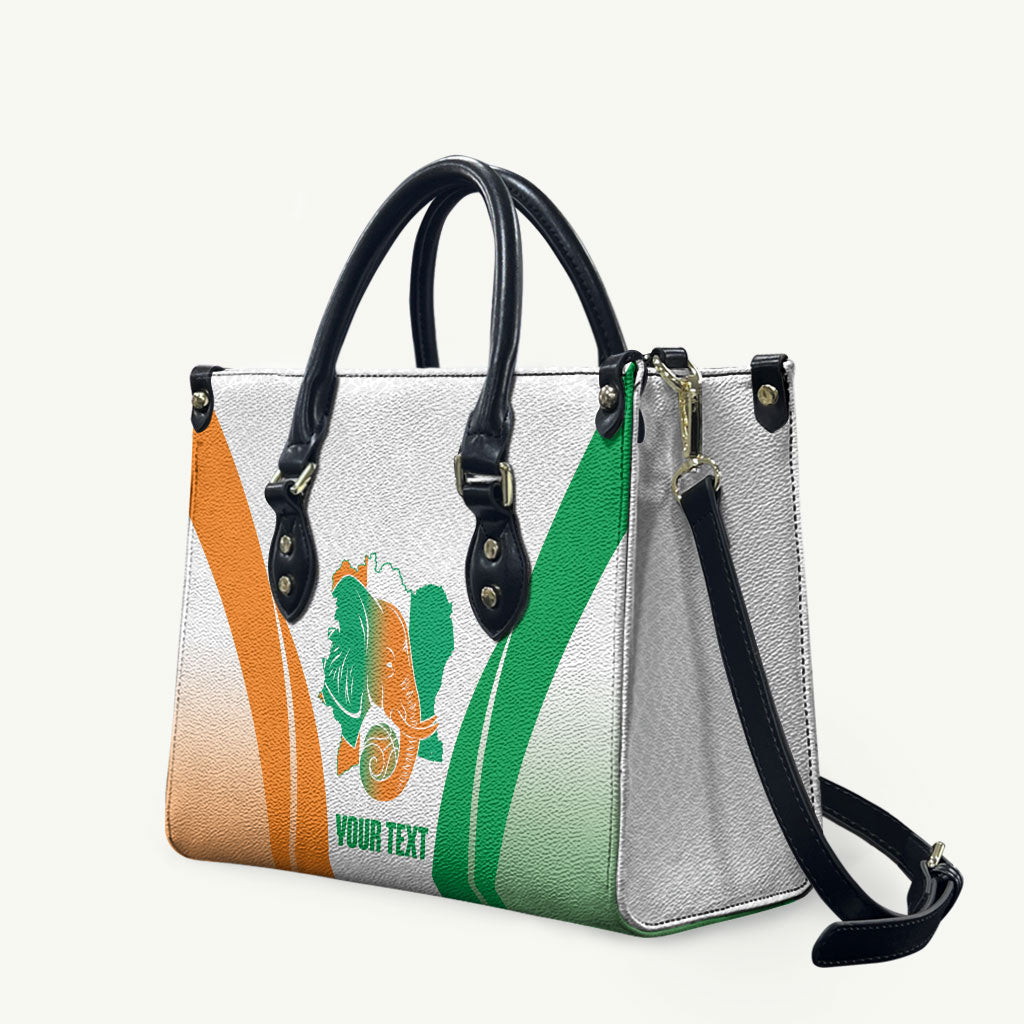 Ivory Coast Basketball Custom Leather Bag 2026 Allez Les Elephants