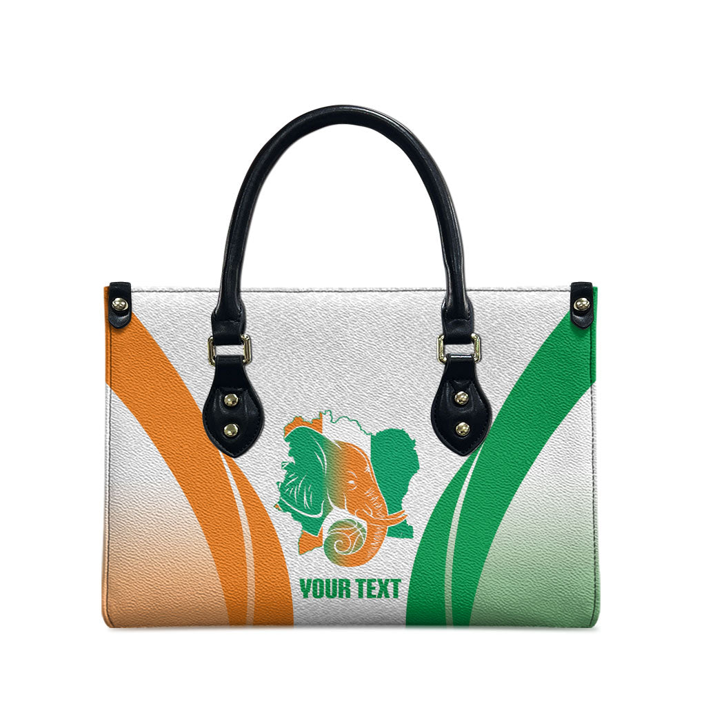 Ivory Coast Basketball Custom Leather Bag 2026 Allez Les Elephants