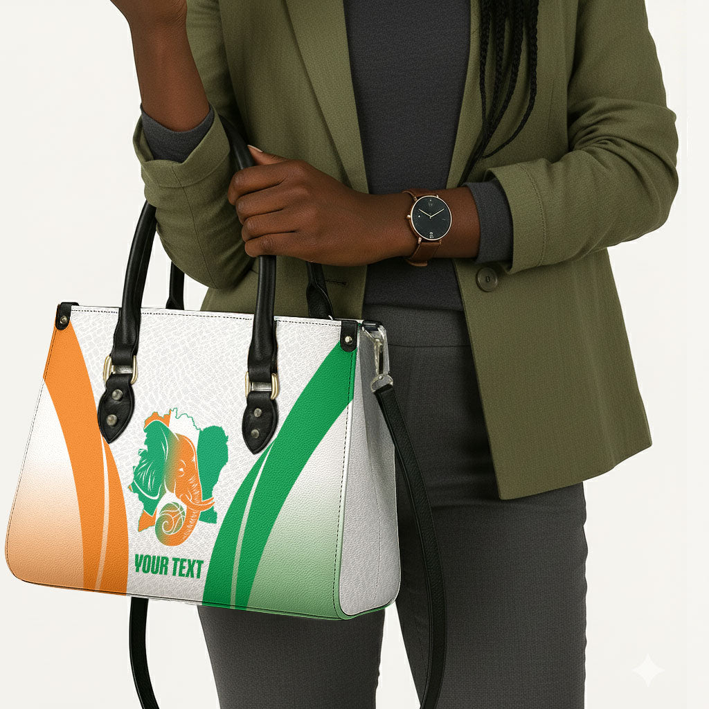 Ivory Coast Basketball Custom Leather Bag 2026 Allez Les Elephants