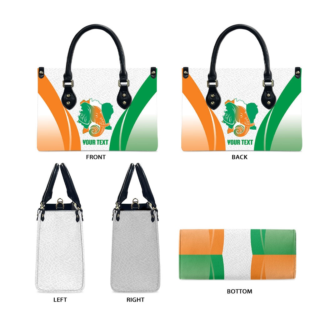 Ivory Coast Basketball Custom Leather Bag 2026 Allez Les Elephants