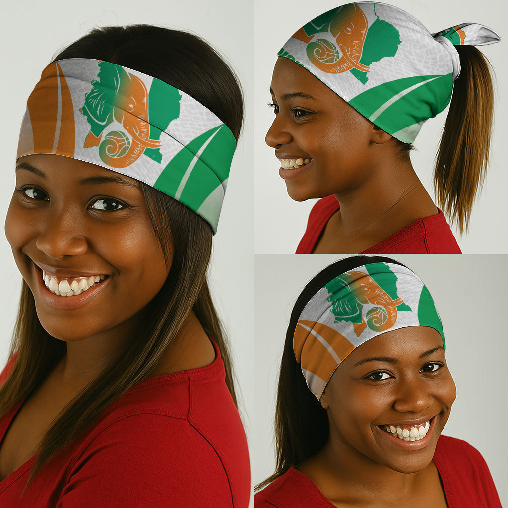 Ivory Coast Basketball Custom Neck Gaiter 2026 Allez Les Elephants