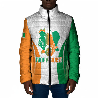 Ivory Coast Basketball Custom Padded Jacket 2026 Allez Les Elephants