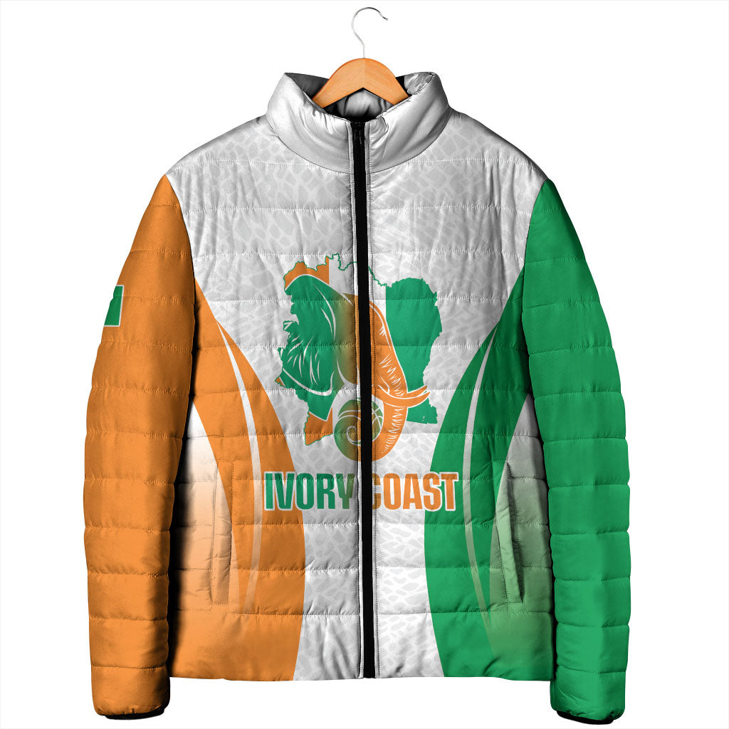 Ivory Coast Basketball Custom Padded Jacket 2026 Allez Les Elephants