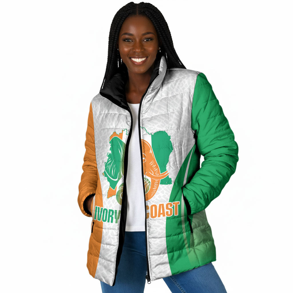 Ivory Coast Basketball Custom Padded Jacket 2026 Allez Les Elephants