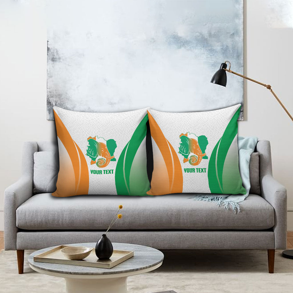 Ivory Coast Basketball Custom Pillow Cover 2026 Allez Les Elephants