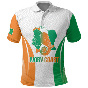 Ivory Coast Basketball Custom Polo Shirt 2026 Allez Les Elephants