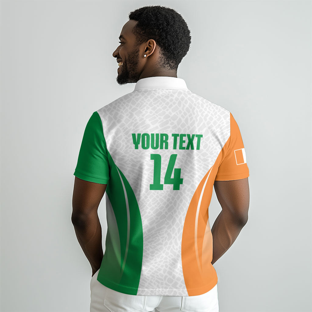 Ivory Coast Basketball Custom Polo Shirt 2026 Allez Les Elephants