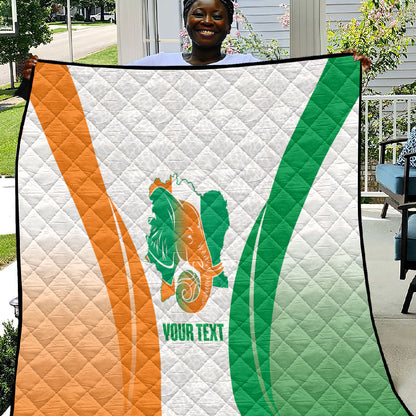 Ivory Coast Basketball Custom Quilt 2026 Allez Les Elephants