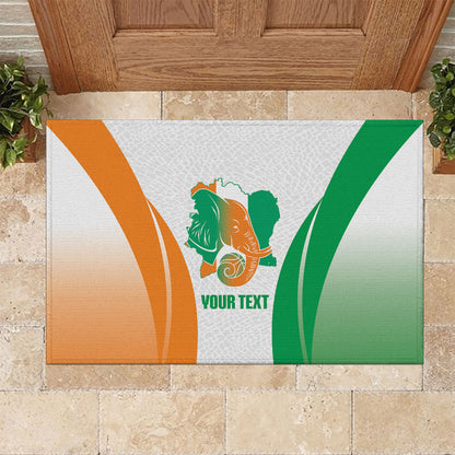 Ivory Coast Basketball Custom Rubber Doormat 2026 Allez Les Elephants
