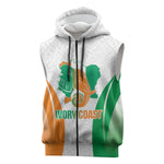 Ivory Coast Basketball Custom Sleeveless Zip Hoodie 2026 Allez Les Elephants