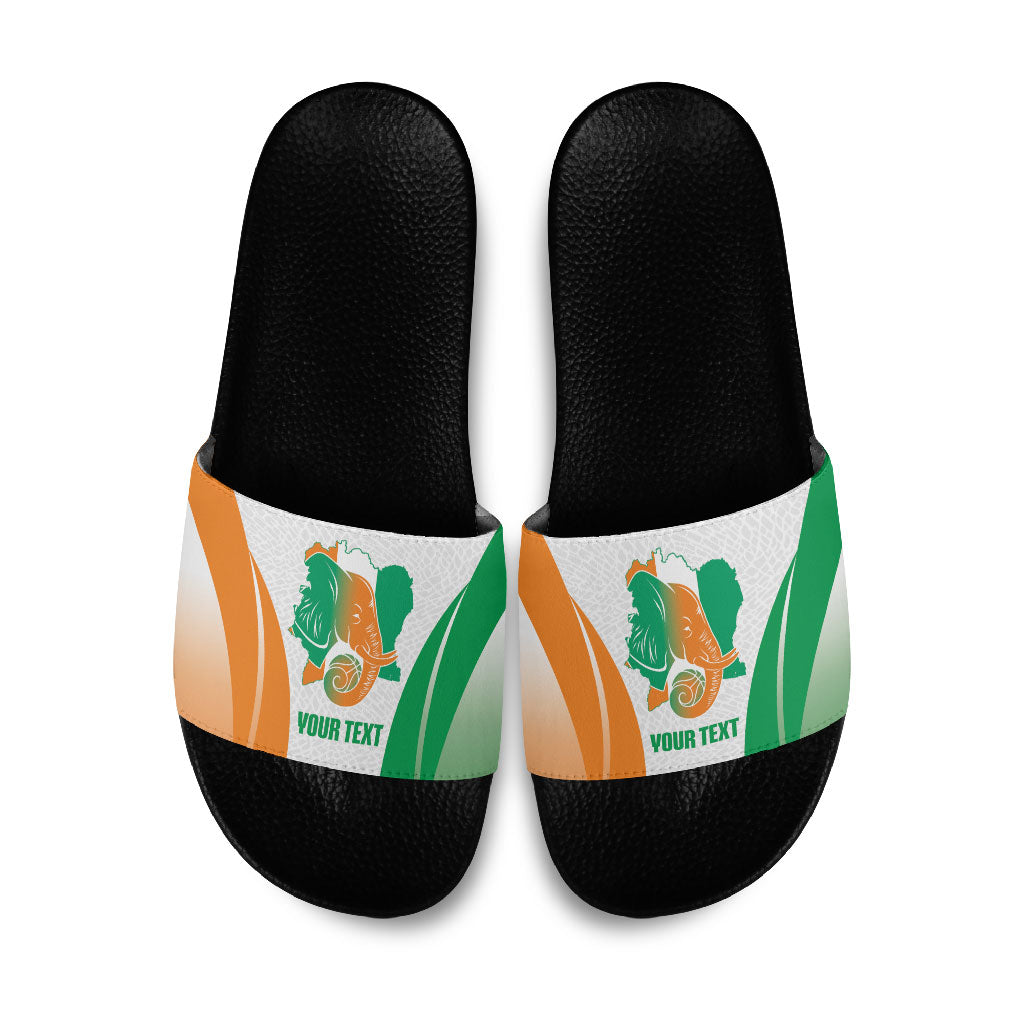 Ivory Coast Basketball Custom Slide Sandals 2026 Allez Les Elephants