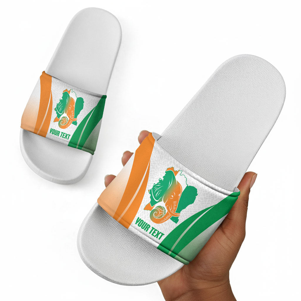 Ivory Coast Basketball Custom Slide Sandals 2026 Allez Les Elephants