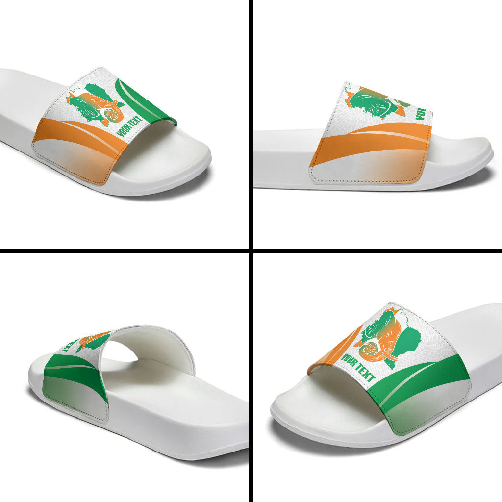 Ivory Coast Basketball Custom Slide Sandals 2026 Allez Les Elephants