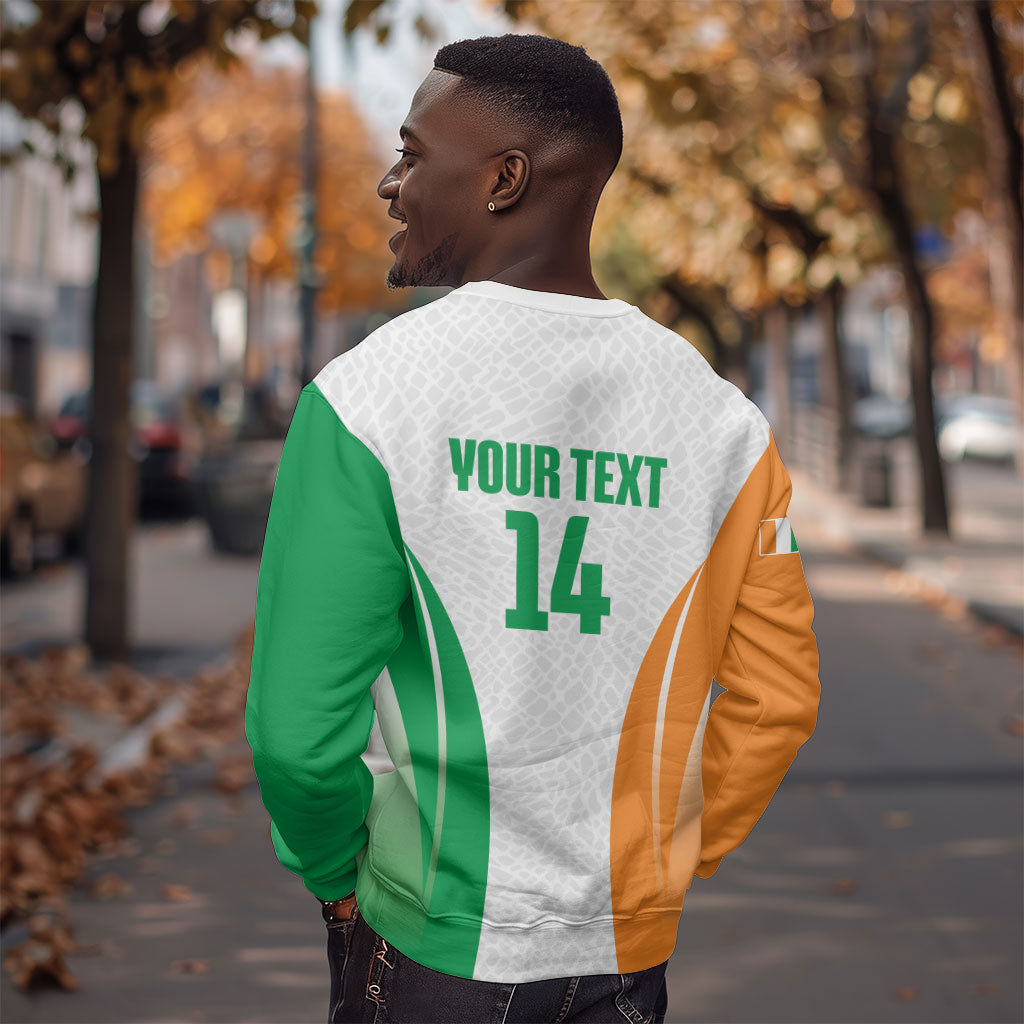 Ivory Coast Basketball Custom Sweatshirt 2026 Allez Les Elephants