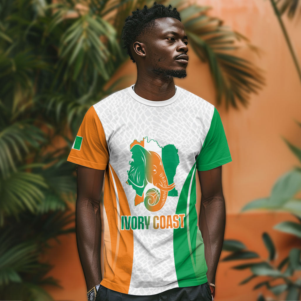 Ivory Coast Basketball Custom T shirt 2026 Allez Les Elephants