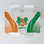 Ivory Coast Basketball Custom Tablecloth 2026 Allez Les Elephants
