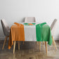 Ivory Coast Basketball Custom Tablecloth 2026 Allez Les Elephants