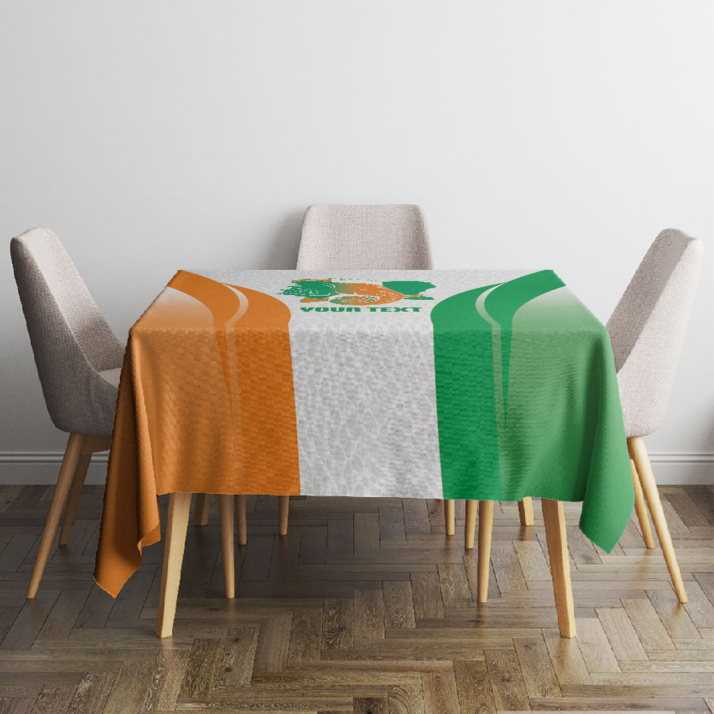 Ivory Coast Basketball Custom Tablecloth 2026 Allez Les Elephants