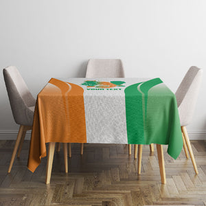 Ivory Coast Basketball Custom Tablecloth 2026 Allez Les Elephants