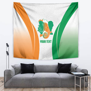 Ivory Coast Basketball Custom Tapestry 2026 Allez Les Elephants