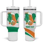 Ivory Coast Basketball Custom Tumbler With Handle 2026 Allez Les Elephants