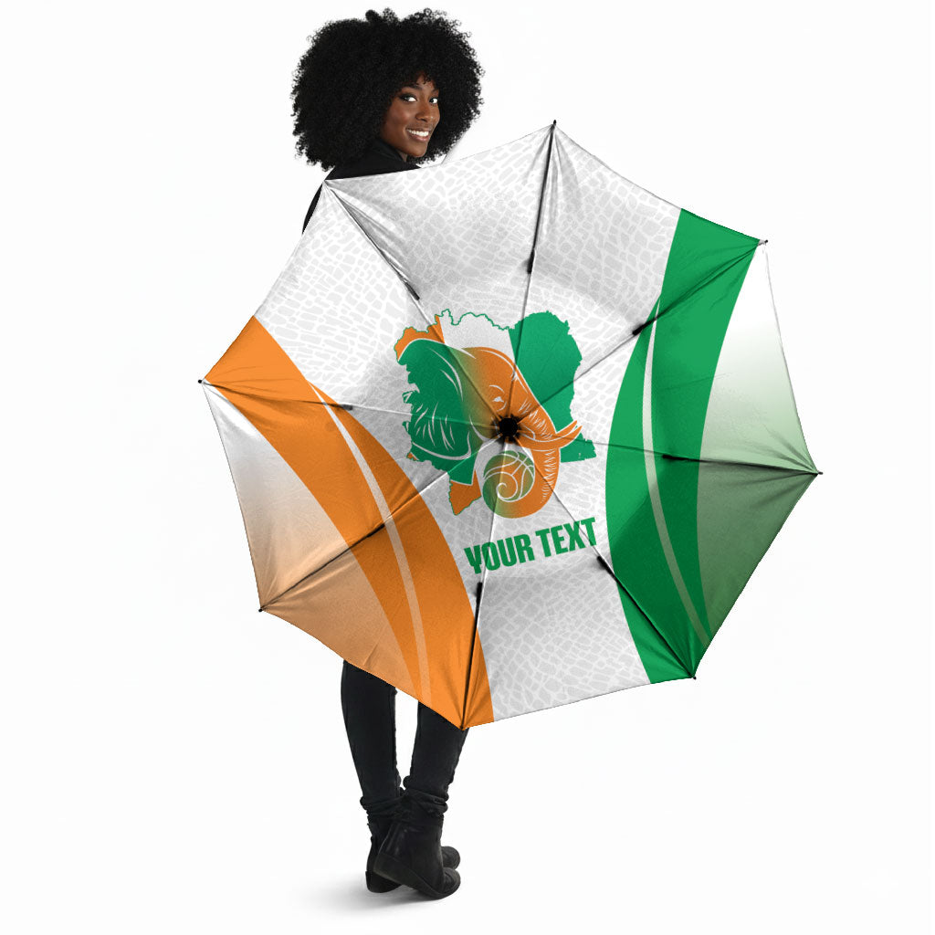 Ivory Coast Basketball Custom Umbrella 2026 Allez Les Elephants