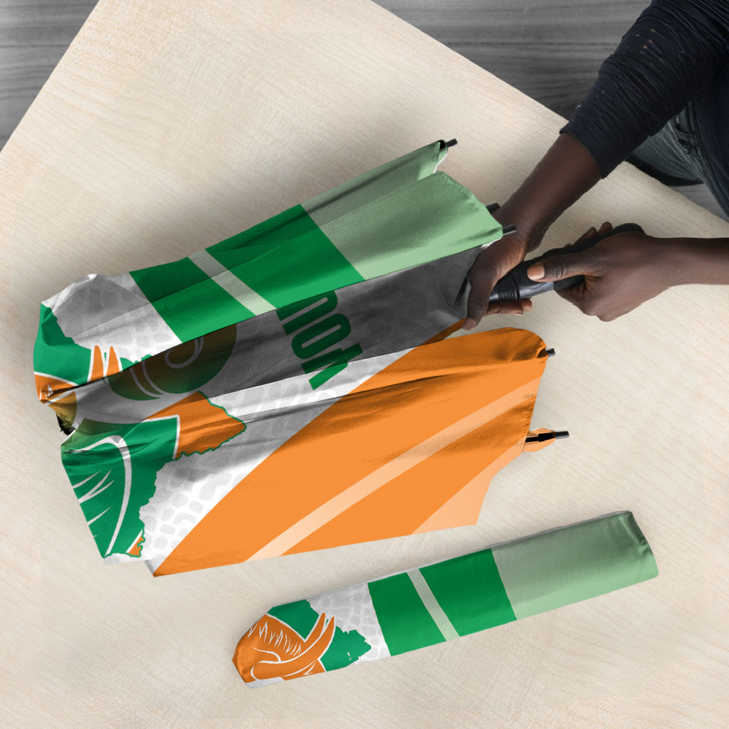 Ivory Coast Basketball Custom Umbrella 2026 Allez Les Elephants