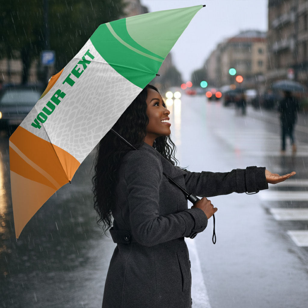 Ivory Coast Basketball Custom Umbrella 2026 Allez Les Elephants