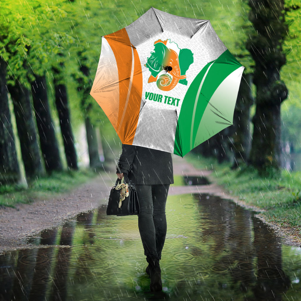 Ivory Coast Basketball Custom Umbrella 2026 Allez Les Elephants