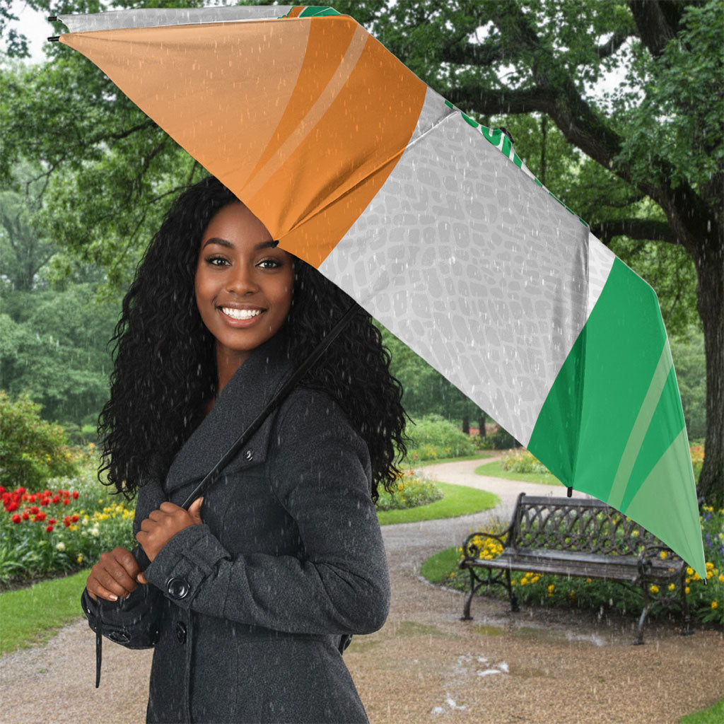 Ivory Coast Basketball Custom Umbrella 2026 Allez Les Elephants