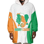Ivory Coast Basketball Custom Wearable Blanket Hoodie 2026 Allez Les Elephants