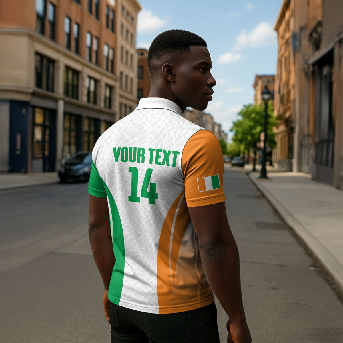 Ivory Coast Basketball Custom Zipper Polo Shirt 2026 Allez Les Elephants