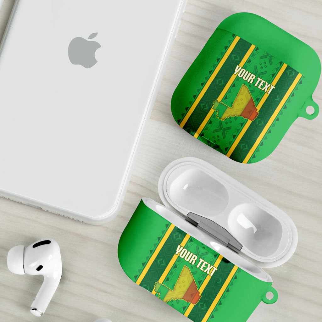 Mali Basketball Custom AirPods Case Mud Cloth Bogolan Pattern