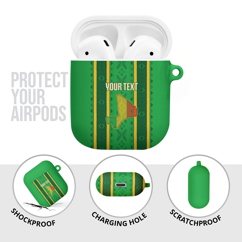 Mali Basketball Custom AirPods Case Mud Cloth Bogolan Pattern
