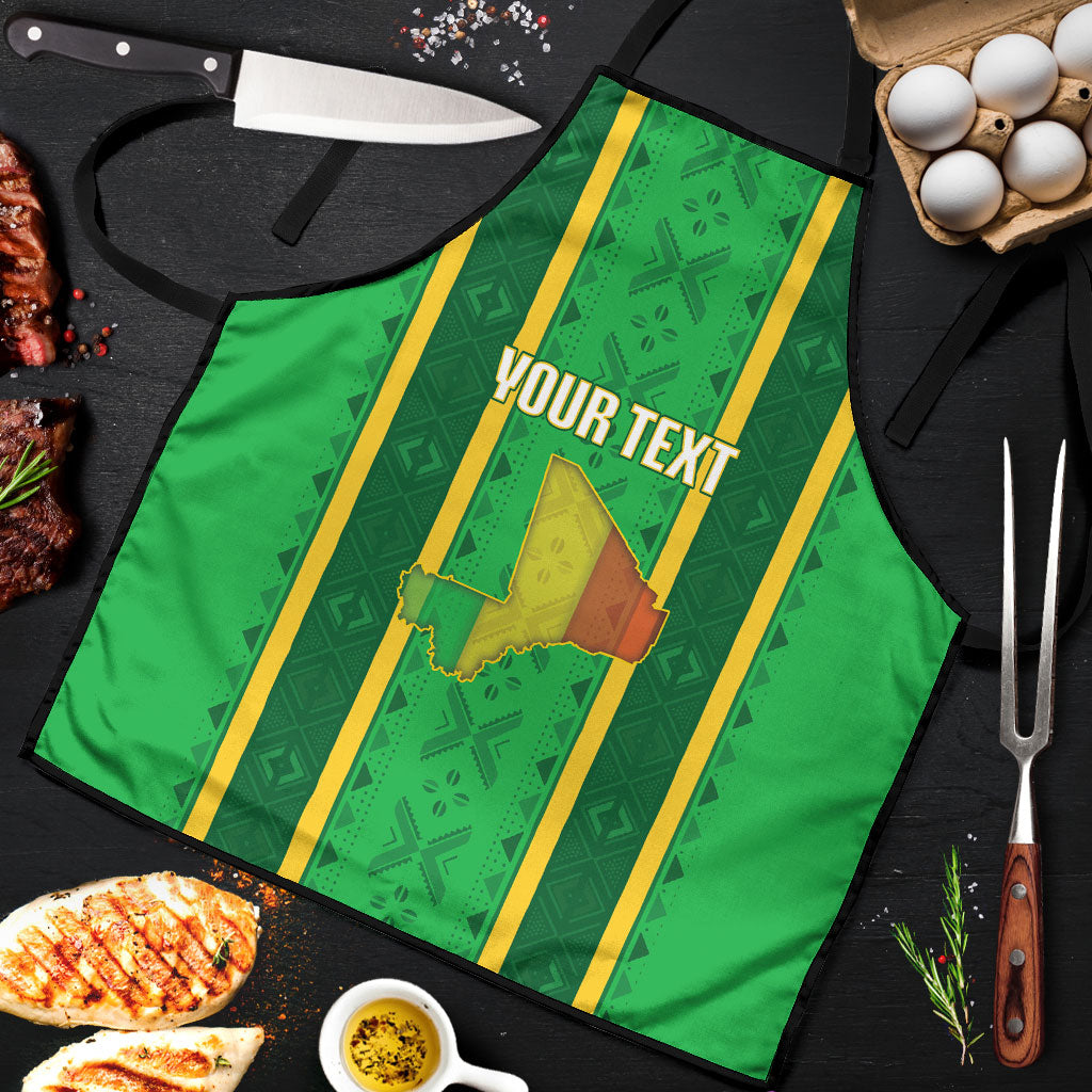 Mali Basketball Custom Apron Mud Cloth Bogolan Pattern