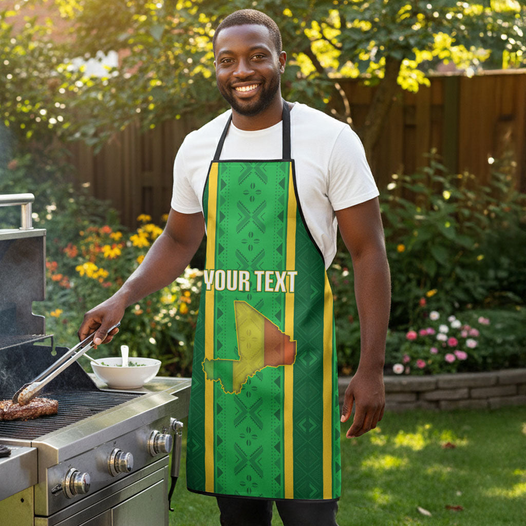 Mali Basketball Custom Apron Mud Cloth Bogolan Pattern