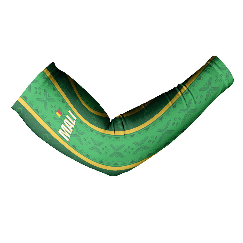 Mali Basketball Custom Arm Sleeves Mud Cloth Bogolan Pattern