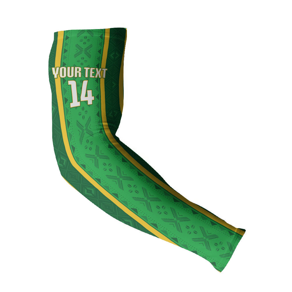 Mali Basketball Custom Arm Sleeves Mud Cloth Bogolan Pattern