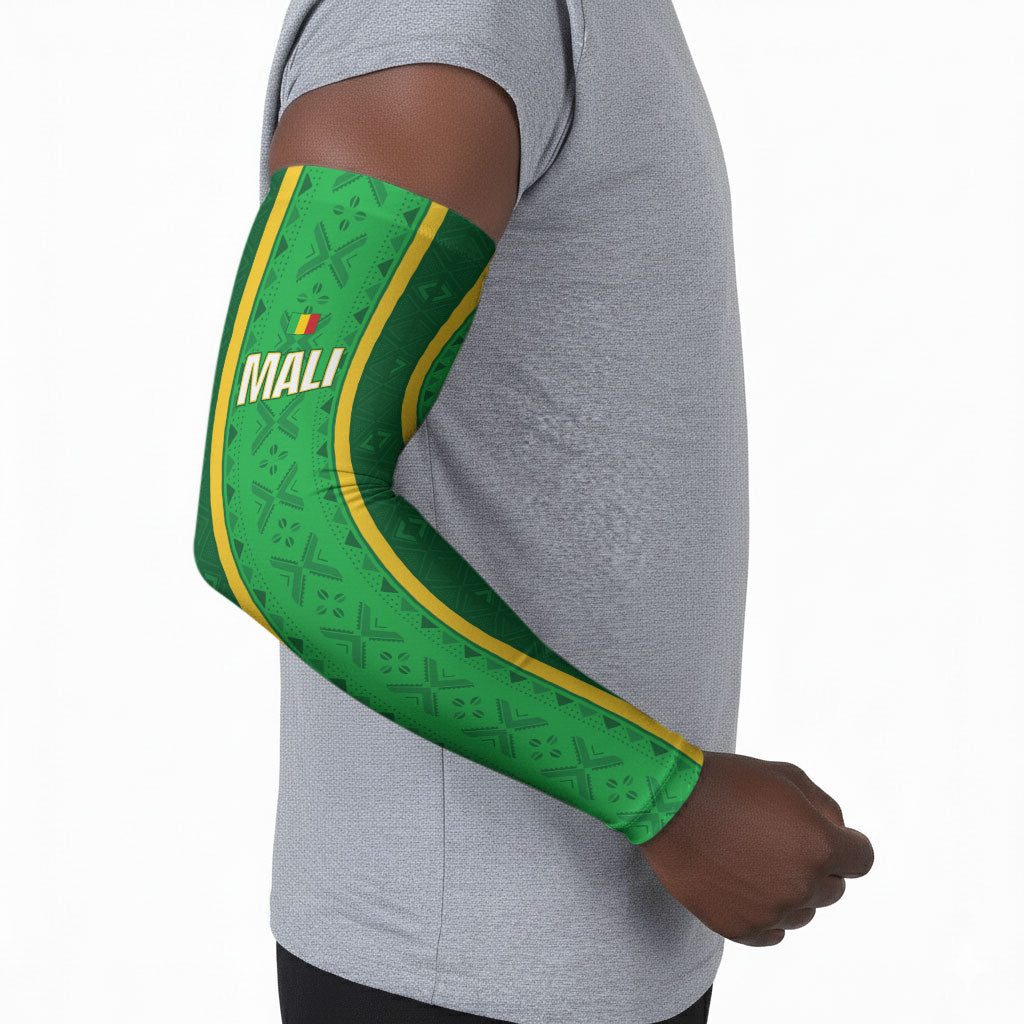 Mali Basketball Custom Arm Sleeves Mud Cloth Bogolan Pattern