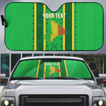 Mali Basketball Custom Auto Sun Shade Mud Cloth Bogolan Pattern