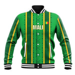 Mali Basketball Custom Baseball Jacket Mud Cloth Bogolan Pattern